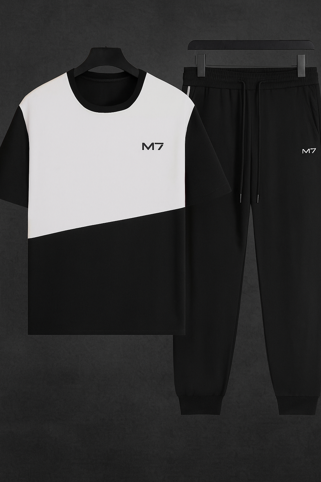 "M7 Elite Edition – Modern Contrast Tracksuit"