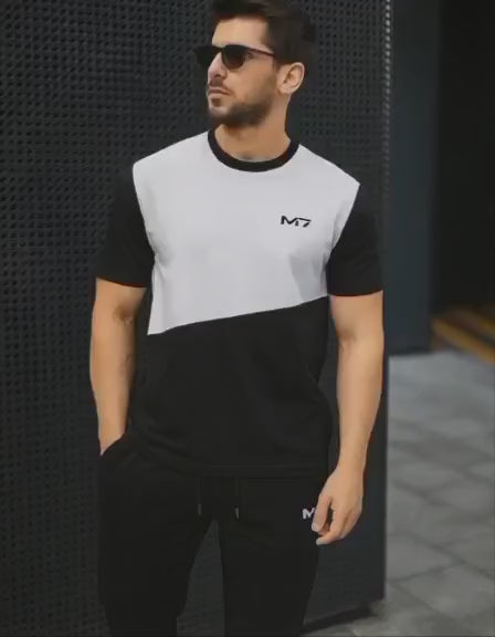 "M7 Elite Edition – Modern Contrast Tracksuit"